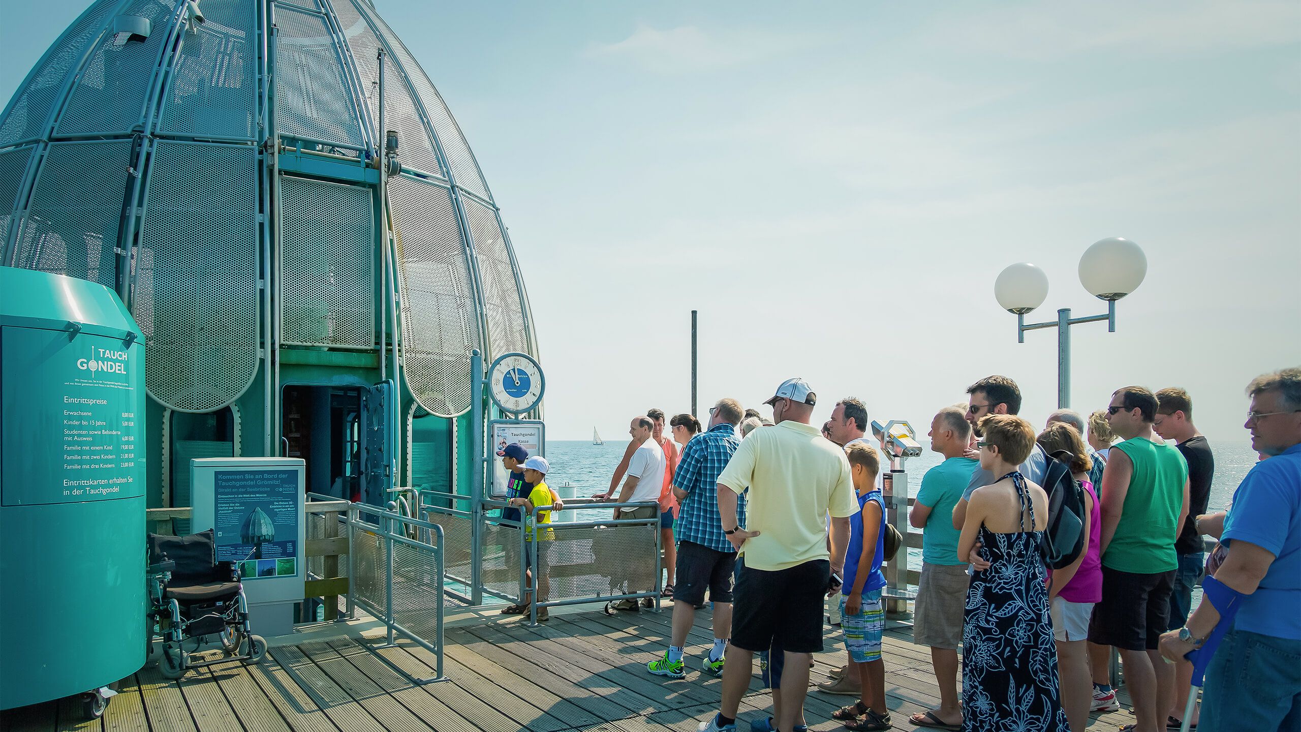 Tauchgondel - Eingang